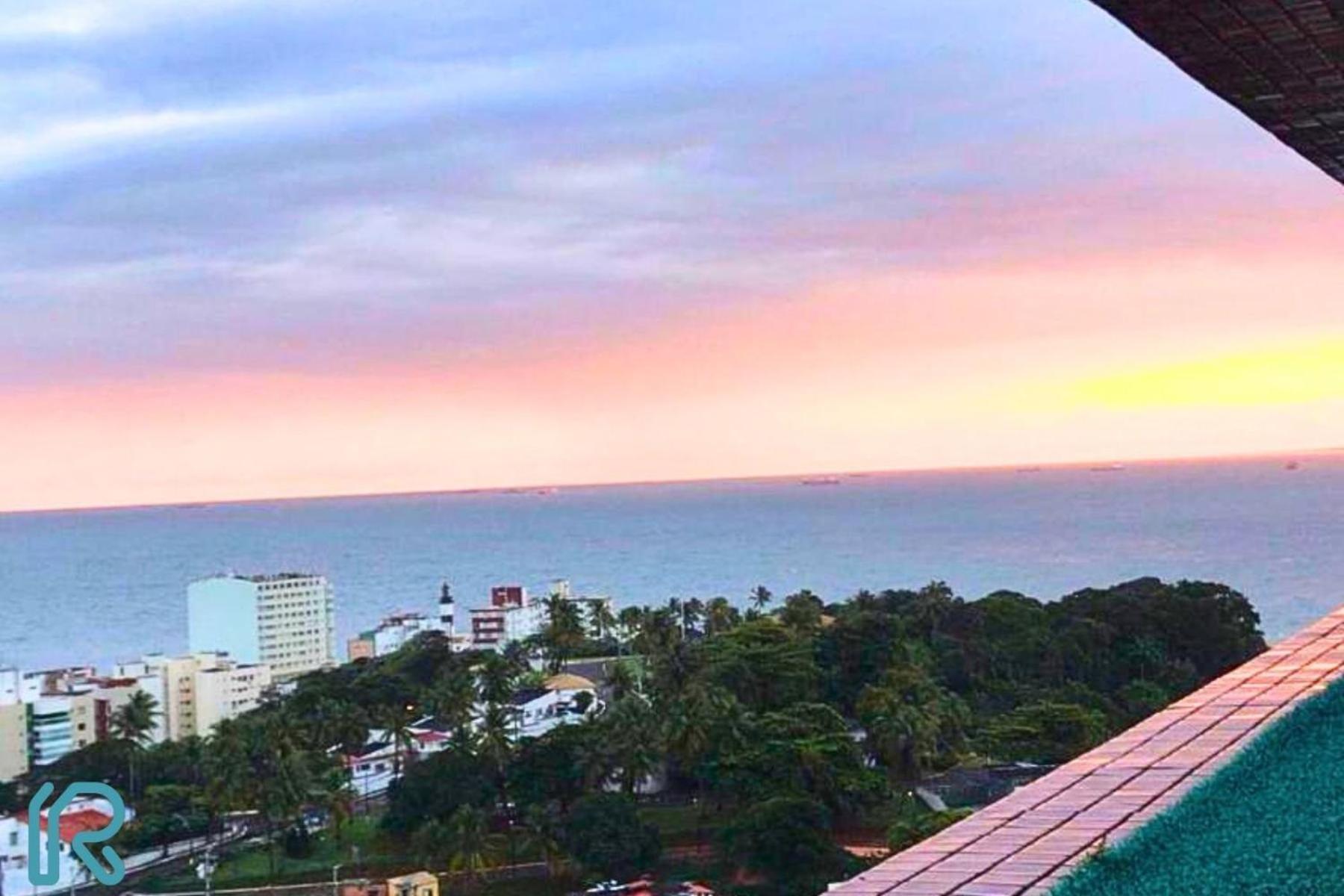 Lindo Studio Vista Mar Na Barra Com Piscina No Rooftop Do Edf, Proximo Ao Porto Da Barra 萨尔瓦多 外观 照片
