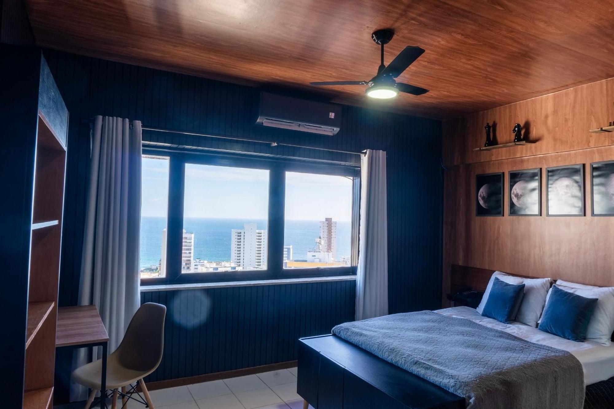 Lindo Studio Vista Mar Na Barra Com Piscina No Rooftop Do Edf, Proximo Ao Porto Da Barra 萨尔瓦多 外观 照片